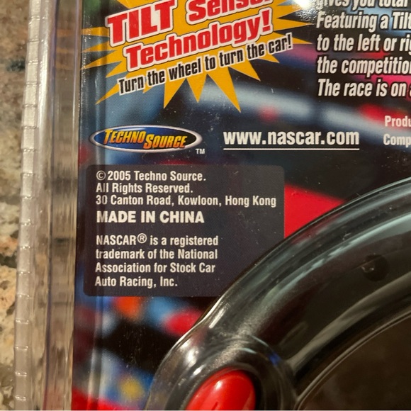 Nascar High Speed Run LCD Handheld Electronic Game Tilt Sensor Steering 2005 New - Picture 6 of 6